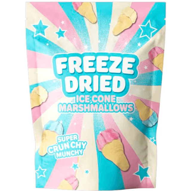 Freeze dried candy Marshmallows ice cone 
